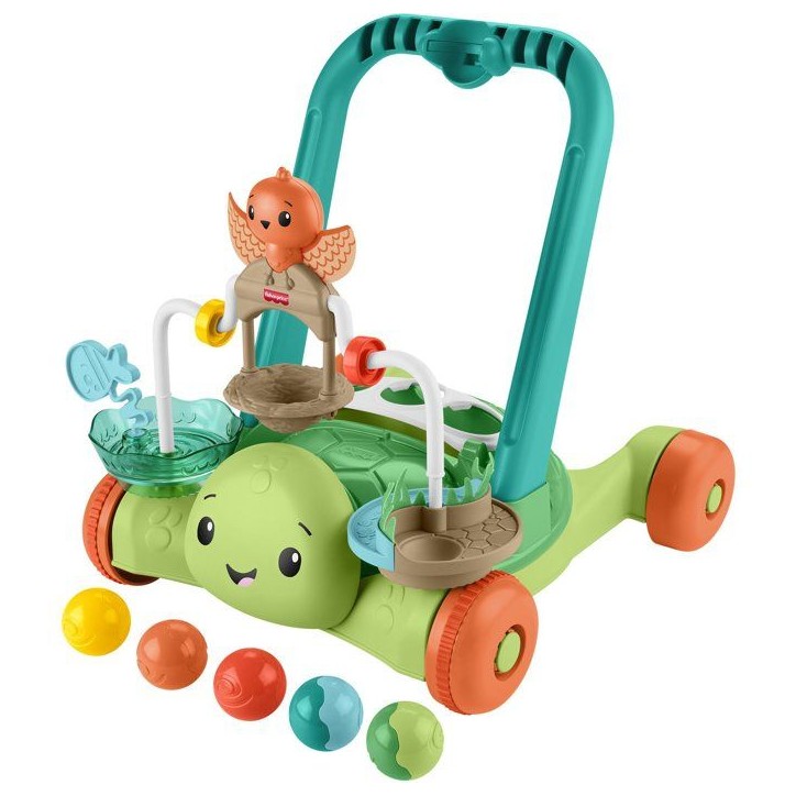 Jouet d'éveil - FISHER-PRICE - Trotteur tortue JKD63 - Interactif - Activités 360° - Balles