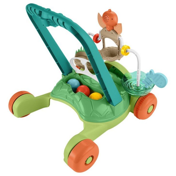 Jouet d'éveil - FISHER-PRICE - Trotteur tortue JKD63 - Interactif - Activités 360° - Balles