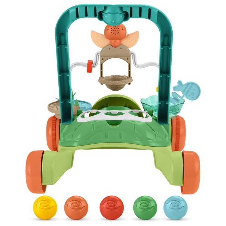 Jouet d'éveil - FISHER-PRICE - Trotteur tortue JKD63 - Interactif - Activités 360° - Balles
