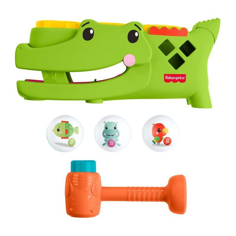 Rouligator Jeu Assis - Jouet a marteler - Fisher-Price - 2 modes de je