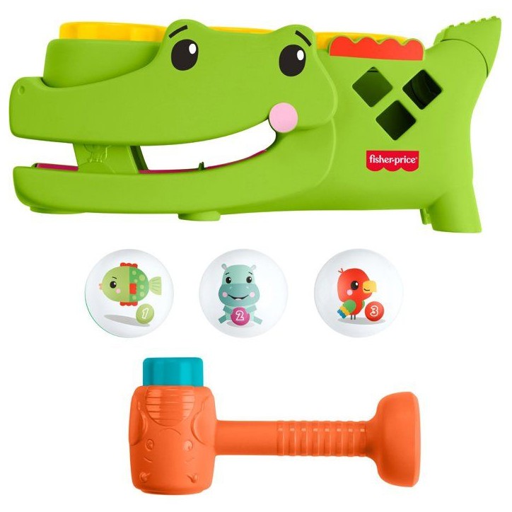 Rouligator Jeu Assis - Jouet a marteler - Fisher-Price - 2 modes de jeu - Marteau et 3 balles inclus - Des 9 mois Rouligator Jeu Assis - Jouet a marteler - Fisher-Price - 2 modes de jeu - Marteau et 3 balles inclus - Des 9 mois
