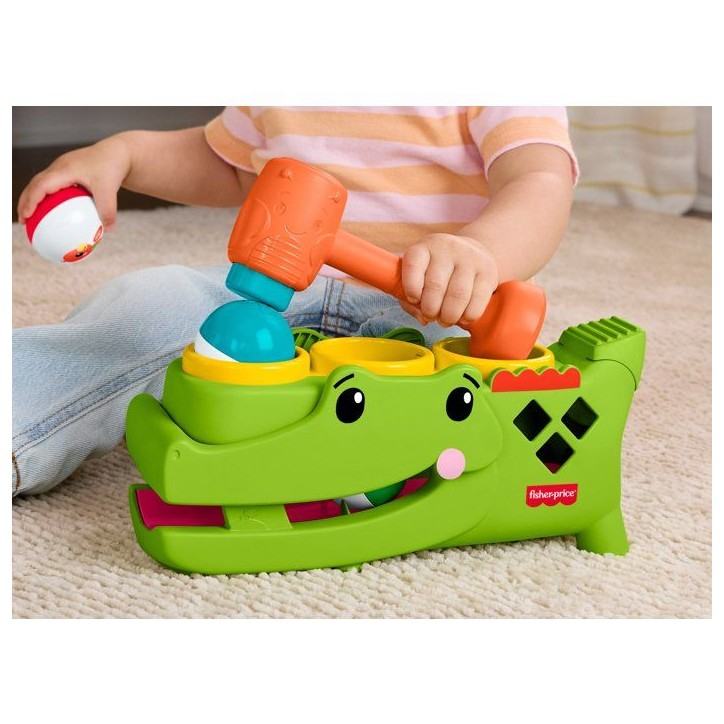 Rouligator Jeu Assis - Jouet a marteler - Fisher-Price - 2 modes de jeu - Marteau et 3 balles inclus - Des 9 mois Rouligator Jeu Assis - Jouet a marteler - Fisher-Price - 2 modes de jeu - Marteau et 3 balles inclus - Des 9 mois