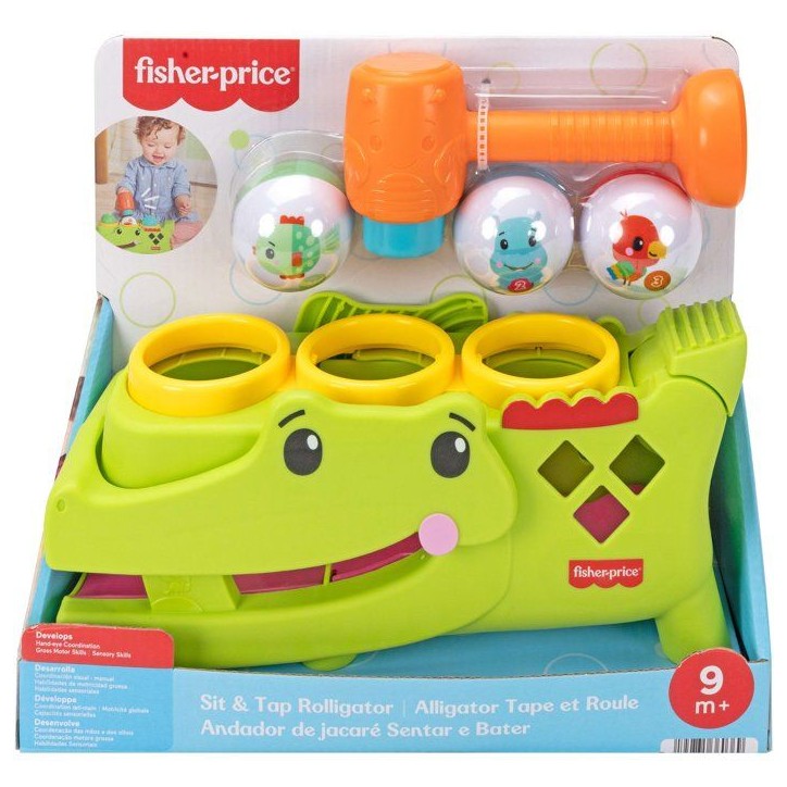 Rouligator Jeu Assis - Jouet a marteler - Fisher-Price - 2 modes de jeu - Marteau et 3 balles inclus - Des 9 mois Rouligator Jeu Assis - Jouet a marteler - Fisher-Price - 2 modes de jeu - Marteau et 3 balles inclus - Des 9 mois