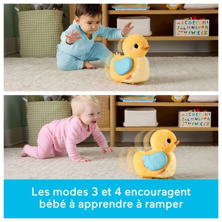 Jouet d'éveil - FISHER-PRICE - Poussin suis-moi JMX99 - Mouvement - 4 modes - Interactif Jouet d'éveil - FISHER-PRICE - Poussin suis-moi JMX99 - Mouvement - 4 modes - Interactif