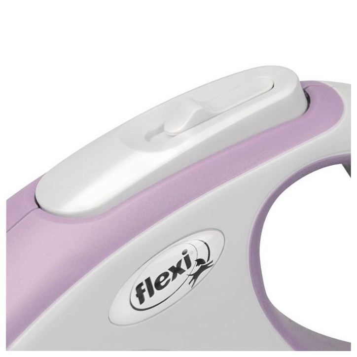 Laisse sangle - Flexi - Comfort M - 5 m - rose