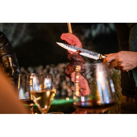 Broche Barbecue - FORGED - CHURRASCO - Acier inoxydable SS430 - L 50 cm - Forme V