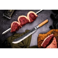 Broche Barbecue - FORGED - CHURRASCO - Acier inoxydable SS430 - L 70 c