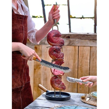 Fourche Barbecue - FORGED - CHURRASCO - Acier Inoxydable SS430 - L 50 cm