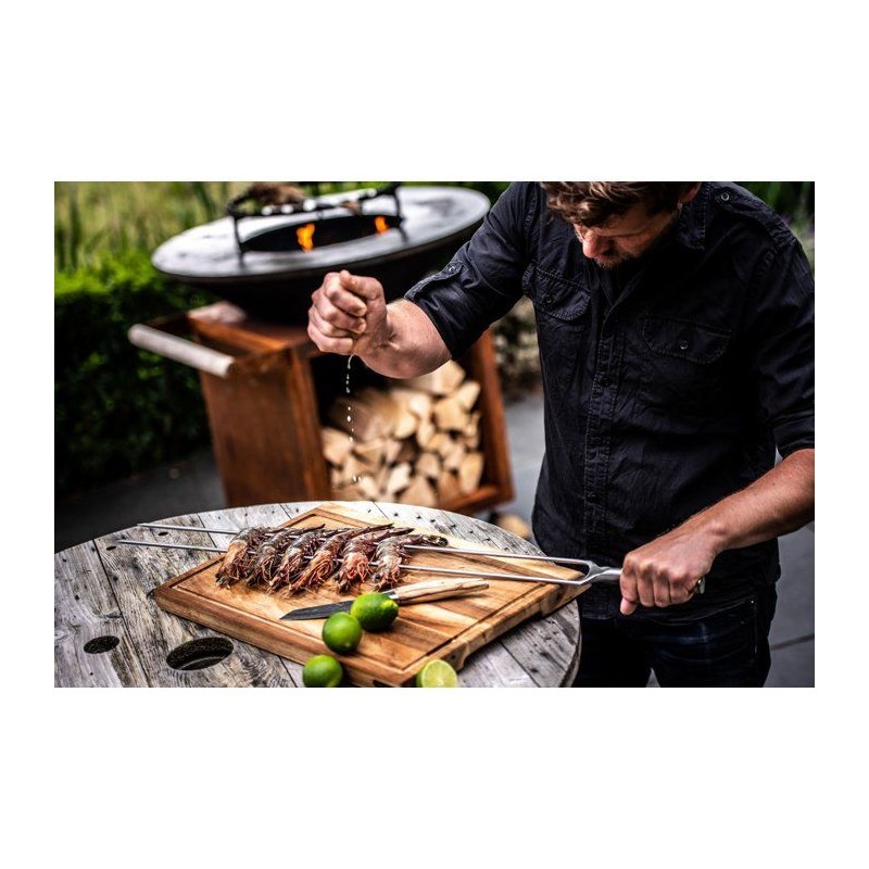 Fourche Barbecue - FORGED - CHURRASCO - Acier Inoxydable SS430 - L 60