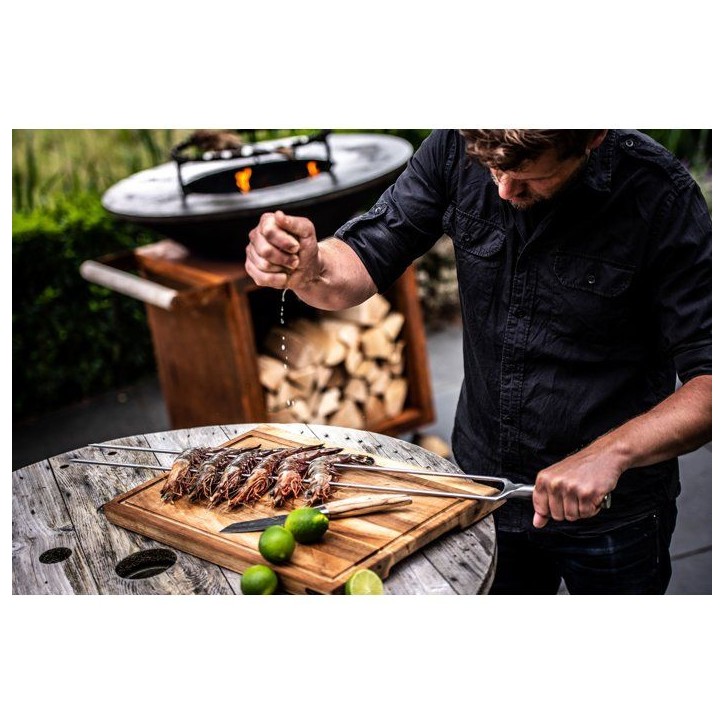 Fourche Barbecue - FORGED - CHURRASCO - Acier Inoxydable SS430 - L 60 cm Fourche Barbecue - FORGED - CHURRASCO - Acier Inoxydable SS430 - L 60 cm