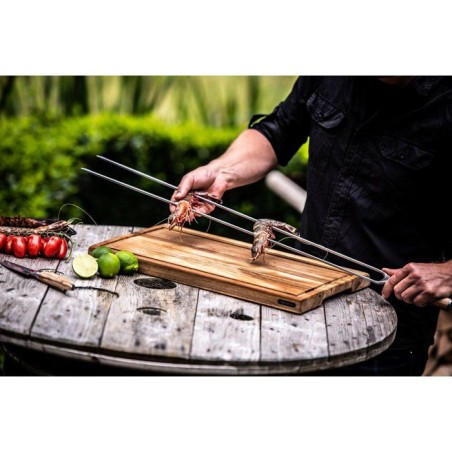 Fourche Barbecue - FORGED - CHURRASCO - Acier Inoxydable SS430 - L 60 cm
