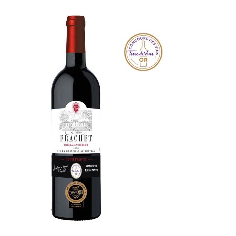 Château Frachet Cuvée Prestige 2020 Bordeaux Supérieur - Vin rouge