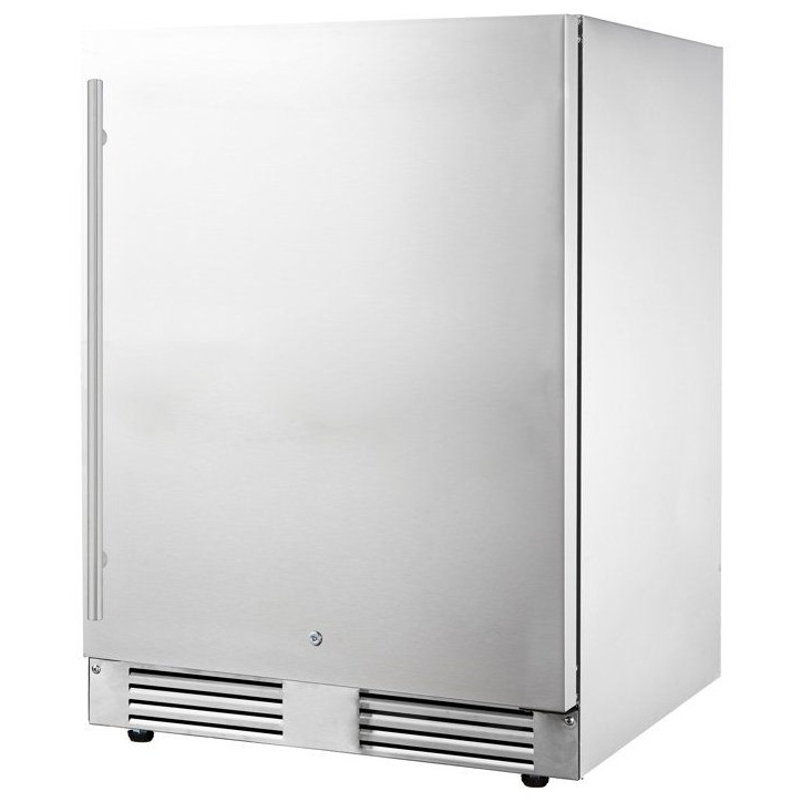 Réfrigérateur table-top extérieur - FRIGELUX - RETT136A - Encastrable - 102 L - 59,5 x 57,5 x 82 cm - Inox