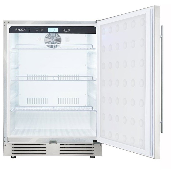 Réfrigérateur table-top extérieur - FRIGELUX - RETT136A - Encastrable - 102 L - 59,5 x 57,5 x 82 cm - Inox