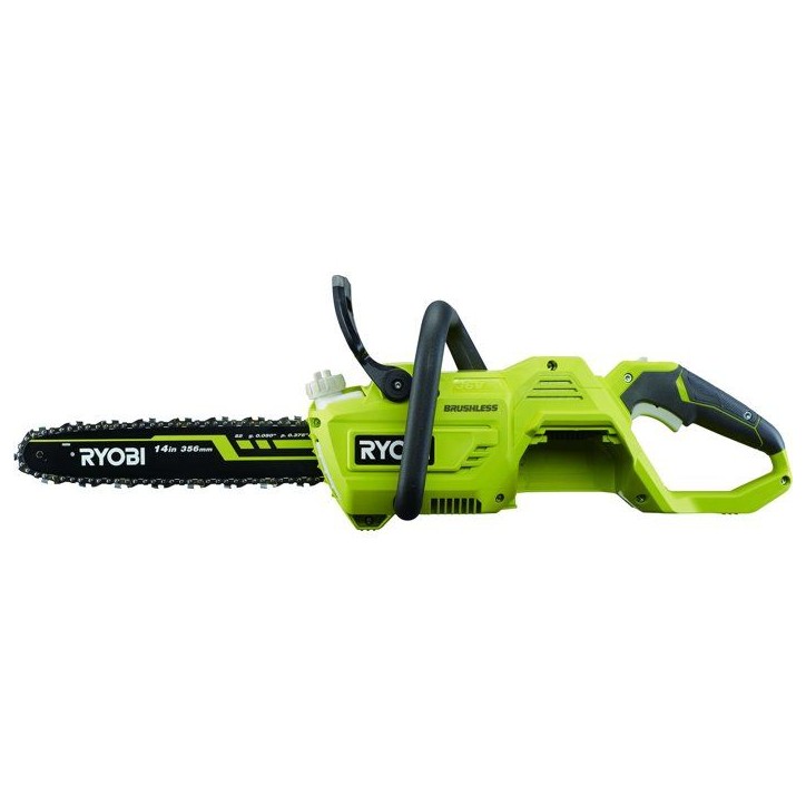 Tronçonneuse sans fil brushless - RYOBI - RY36CSX35A-140 - 36V MAX POWER - Guide 35 cm - 1 batterie 4,0 Ah & chargeur 1,7 A Tronçonneuse sans fil brushless - RYOBI - RY36CSX35A-140 - 36V MAX POWER - Guide 35 cm - 1 batterie 4,0 Ah & chargeur 1,7 A