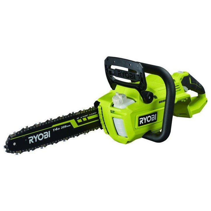 Tronçonneuse sans fil brushless - RYOBI - RY36CSX35A-140 - 36V MAX POWER - Guide 35 cm - 1 batterie 4,0 Ah & chargeur 1,7 A Tronçonneuse sans fil brushless - RYOBI - RY36CSX35A-140 - 36V MAX POWER - Guide 35 cm - 1 batterie 4,0 Ah & chargeur 1,7 A