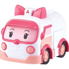Figurine robot 10 cm - Silverlit – Robocar Poli – Véhicule Transf