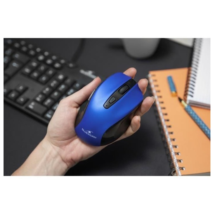 Souris Sans Fil - BLUESTORK - OFFICE 75 - Rechargeable - PC/MAC - Bleu Souris Sans Fil - BLUESTORK - OFFICE 75 - Rechargeable - PC/MAC - Bleu