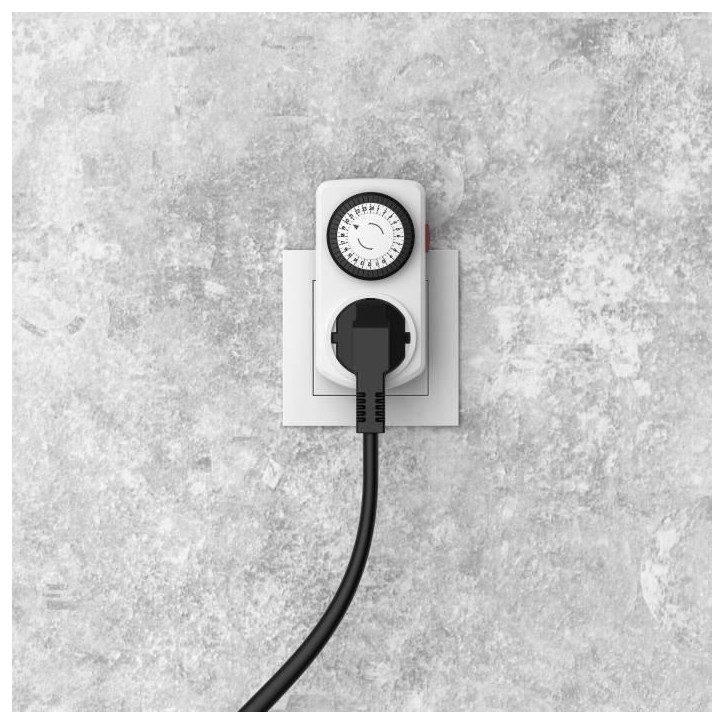 Programmateur Mécanique Journalier - GAO - Modele 7301 - 2 Minis - 48 Programmes - 3680W Programmateur Mécanique Journalier - GAO - Modele 7301 - 2 Minis - 48 Programmes - 3680W