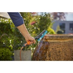 Brosse de lavage main - GARDENA - Taille S - Poils durs - Petites surf