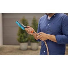 Brosse de lavage main - GARDENA - Taille S - Poils durs - Petites surf