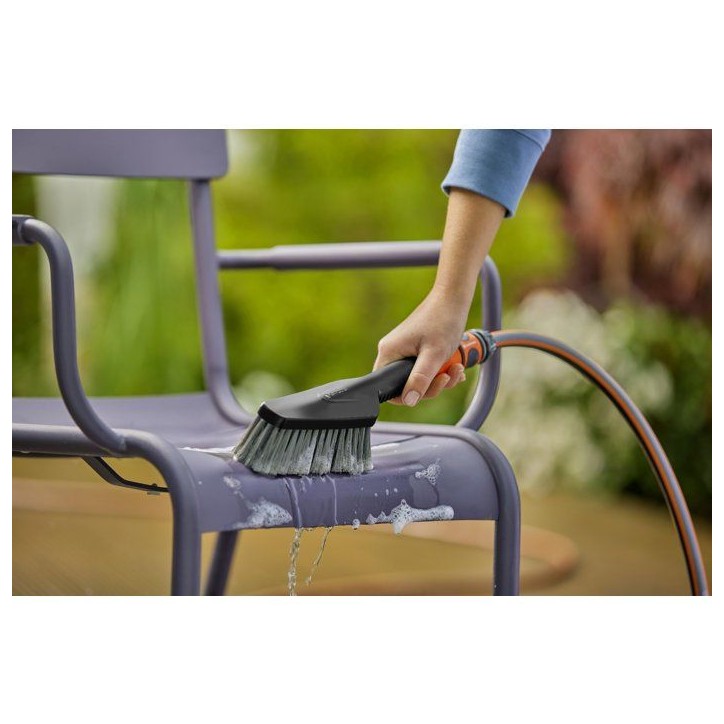 Brosse de lavage main - GARDENA - Taille S - Poils souples - Garantie 5 ans Brosse de lavage main - GARDENA - Taille S - Poils souples - Garantie 5 ans