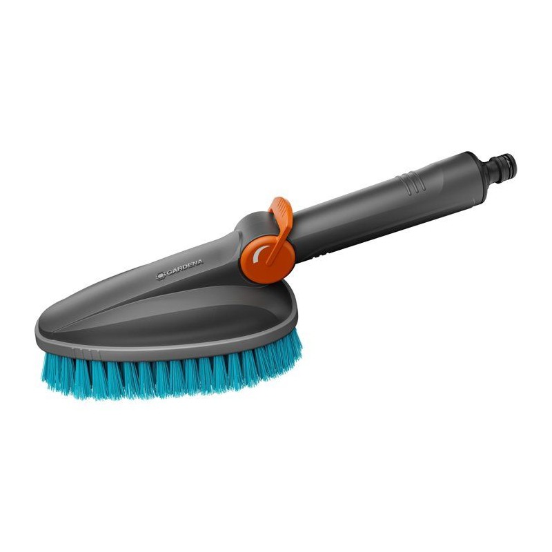 Brosse de lavage main - GARDENA - Taille M - Poils durs - Garantie 5 a