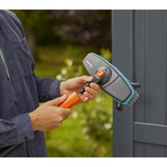 Brosse de lavage manche - GARDENA - Souple - Pivotable 360° - Réglab