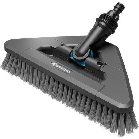 Brosse de lavage manche flex - GARDENA - Souple - Pivotable 360° - Ga