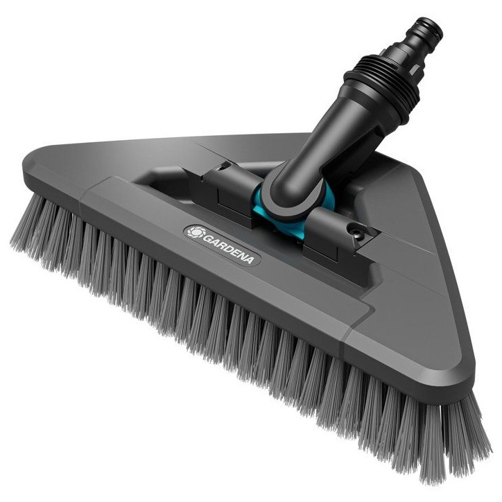 Brosse de lavage manche flex - GARDENA - Souple - Pivotable 360° - Garantie 5 ans Brosse de lavage manche flex - GARDENA - Souple - Pivotable 360° - Garantie 5 ans