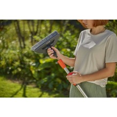 Brosse de lavage manche flex - GARDENA - Souple - Pivotable 360° - Ga