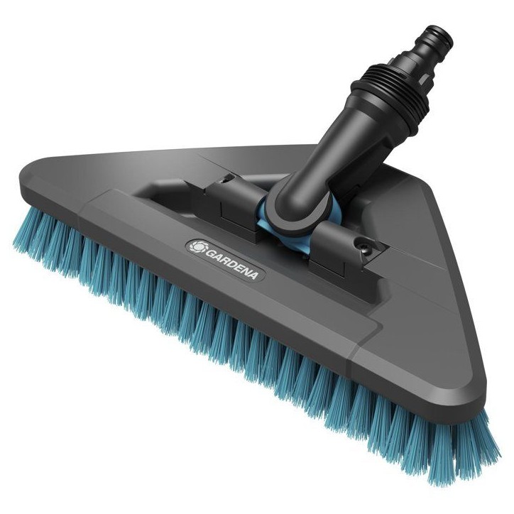 Brosse de lavage manche flex - GARDENA - Dure - Pivotable 360° - Garantie 5 ans Brosse de lavage manche flex - GARDENA - Dure - Pivotable 360° - Garantie 5 ans
