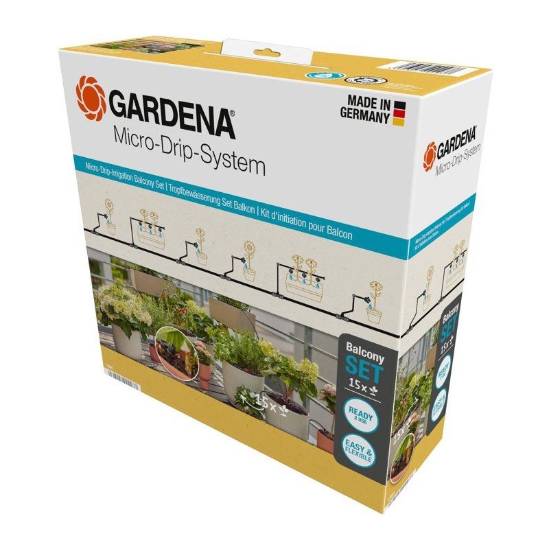 Kit d'initiation pour balcon - jusqu'a 15 plantes - 13401-20