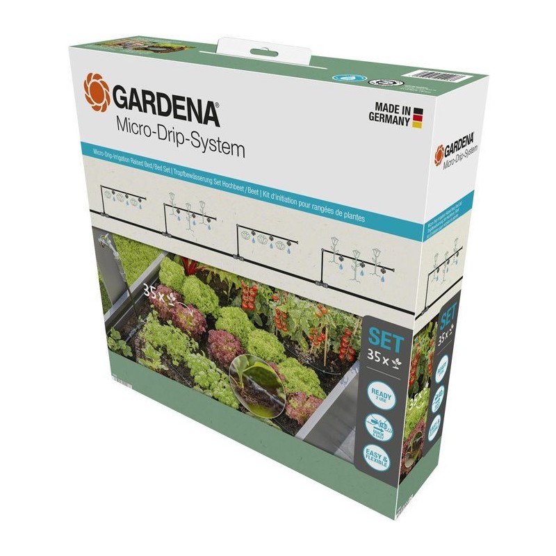 Kit d'initiation pour rangées de plantes - jusqu'a 35 plantes - 13455