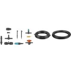 Kit d'initiation arrosage - GARDENA - Terrasse - Jusqu'a 30 plantes - Installation facile