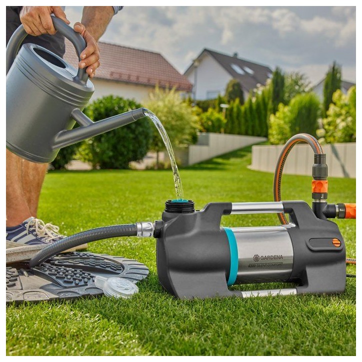 Tuyau d'aspiration - GARDENA - 25 mm (1) de 7 m - Idéal pour les pompes dotées d'un filetage mâle 26/34 Tuyau d'aspiration - GARDENA - 25 mm (1) de 7 m - Idéal pour les pompes dotées d'un filetage mâle 26/34