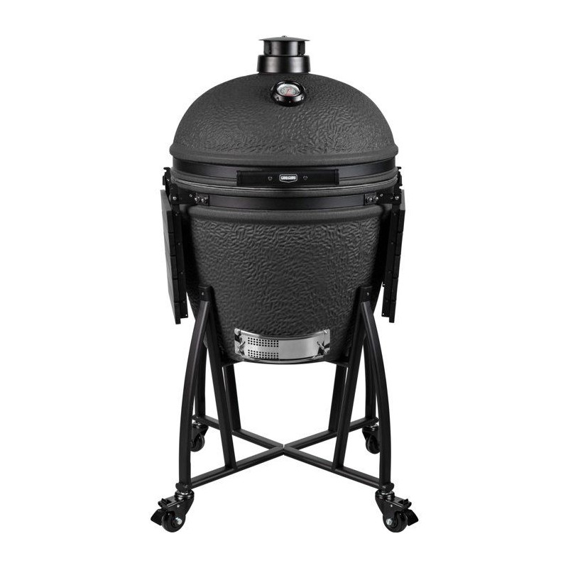 Barbecue kamado - Charbon - GRILL GURU - Prime XL - Noir mat