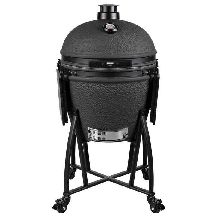 Barbecue kamado - Charbon - GRILL GURU - Prime XL - Noir mat