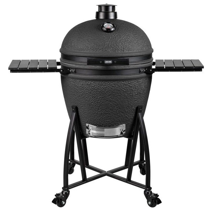 Barbecue kamado - Charbon - GRILL GURU - Prime XL - Noir mat