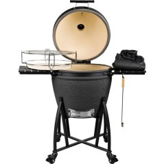 Barbecue kamado - Charbon - GRILL GURU - Prime XL - Noir mat