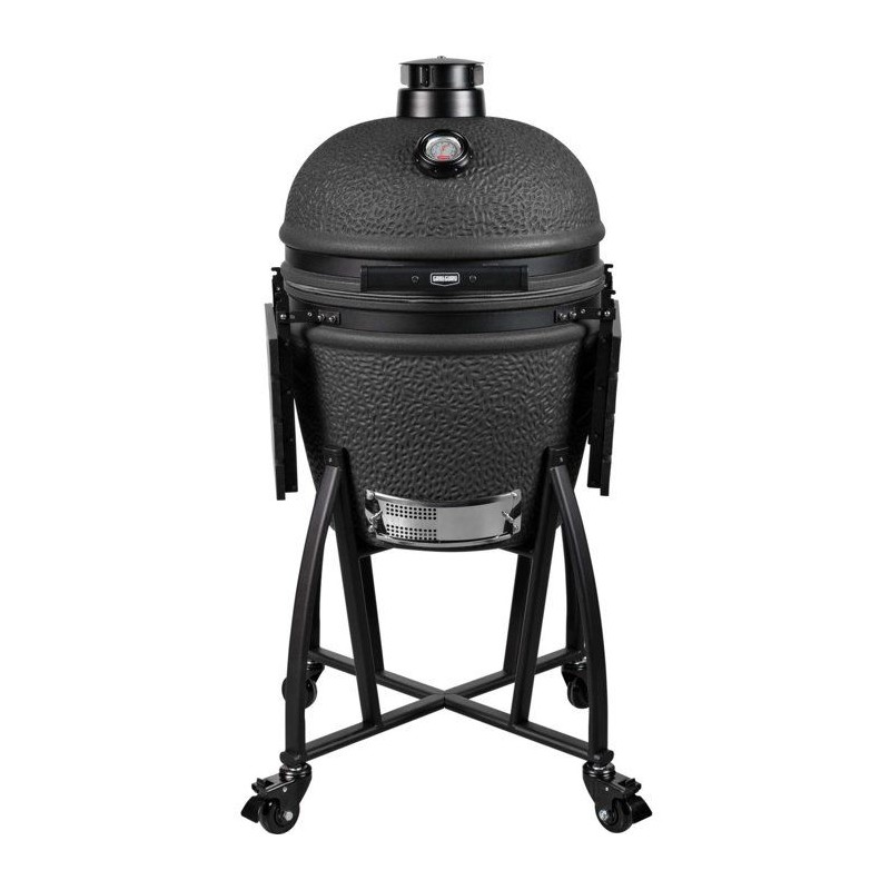 Barbecue kamado - Charbon - GRILL GURU - Prime Large - Noir mat
