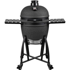 Barbecue kamado - Charbon - GRILL GURU - Prime Large - Noir mat