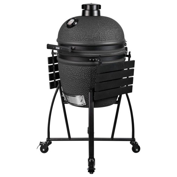 Barbecue kamado - Charbon - GRILL GURU - Prime Large - Noir mat Barbecue kamado - Charbon - GRILL GURU - Prime Large - Noir mat