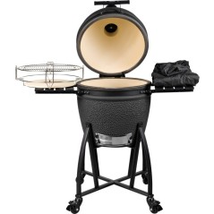 Barbecue kamado - Charbon - GRILL GURU - Prime Large - Noir mat