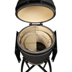 Barbecue kamado - Charbon - GRILL GURU - Prime Large - Noir mat