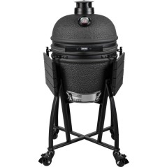 Barbecue kamado - Charbon - GRILL GURU - Prime Medium - Noir mat