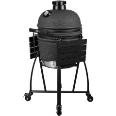 Barbecue kamado - Charbon - GRILL GURU - Prime Medium - Noir mat