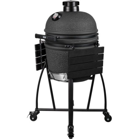 Barbecue kamado - Charbon - GRILL GURU - Prime Medium - Noir mat