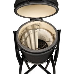 Barbecue kamado - Charbon - GRILL GURU - Prime Medium - Noir mat