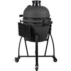 Barbecue kamado - Charbon - GRILL GURU - Prime Medium - Noir mat